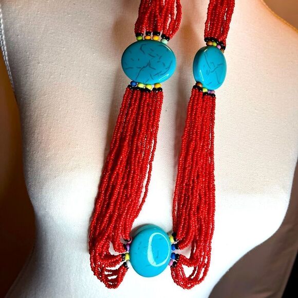 ⭐️ Gorgeous multi-strand necklace - Picture 3 of 8